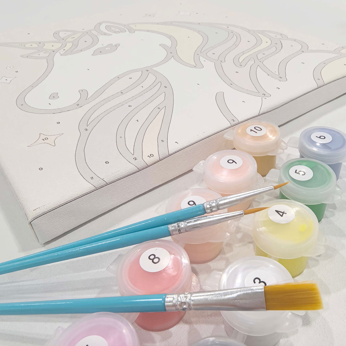 Happy Penguin Easy Paint by Numbers Kit