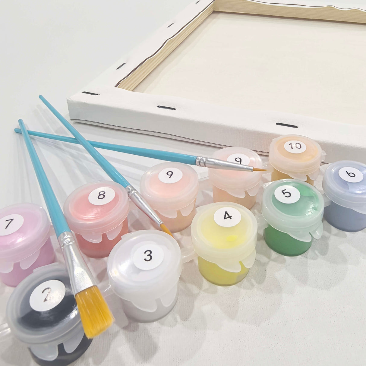 Baby Whale Easy Paint by Numbers Kit