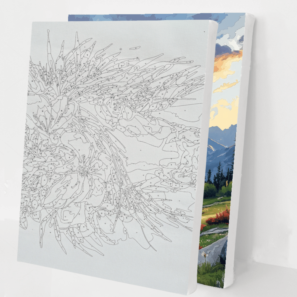 Paint by Number Mystery Bundle - Flowers 2 Pack