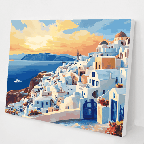 Sunsets in Santorini kit