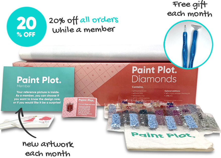 Paint Plot Diamonds Subscription Box