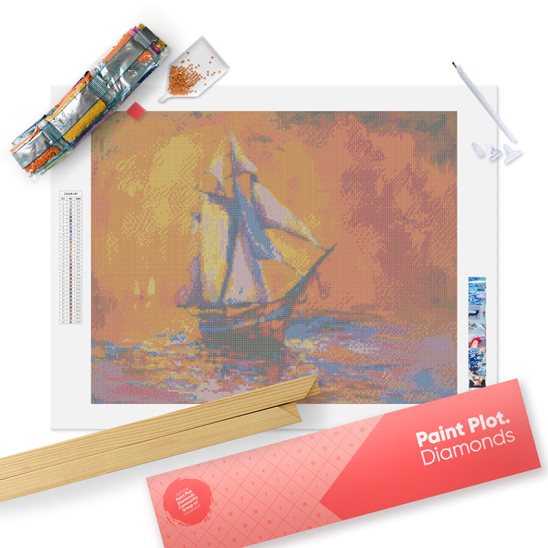 Abstract Ship diamonds