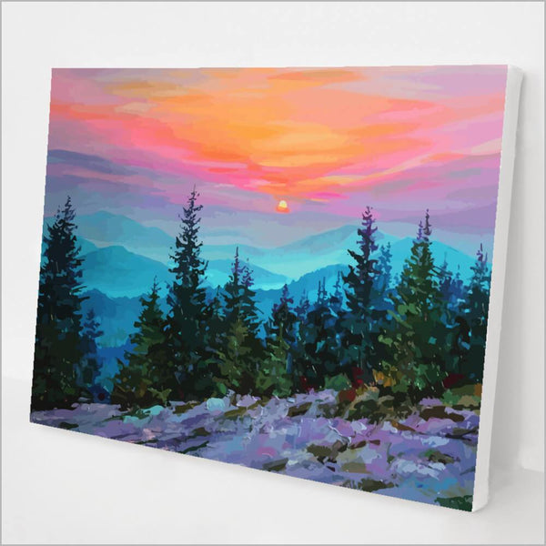 Misty Mountain Sunrise kit – Paint Plot Australia