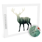 Diamond Painting Bundle 1 (3 Paintings + Premium Diamond Drill + Magnifying Glass + Tweezers)