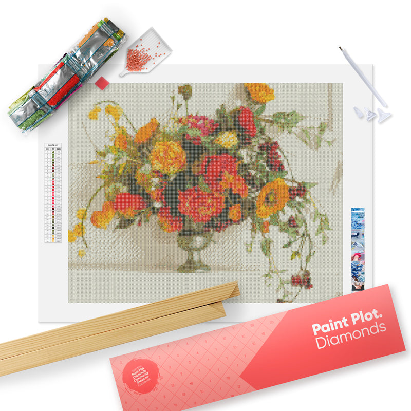 Amber Bouquet diamonds