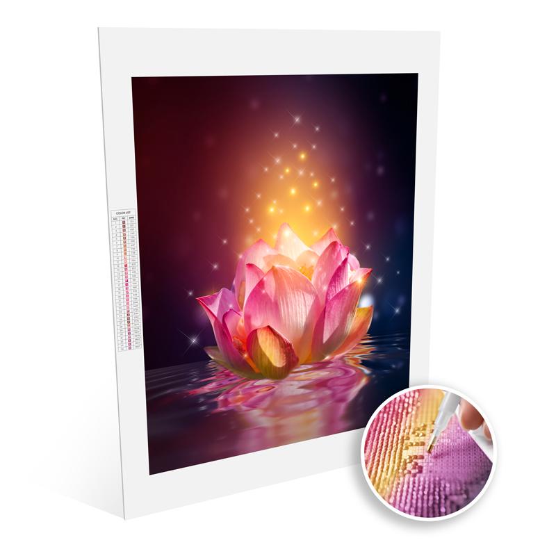 Hummingbird and Pink Blossoms Diamond Painting Kit – Heartful Diamonds