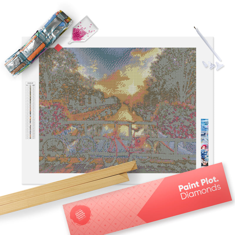 Bikeride in Amsterdam diamonds