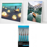 Best Sellers Bundle 5 (2 Paintings + 5 pcs Mini Detail Brush set)