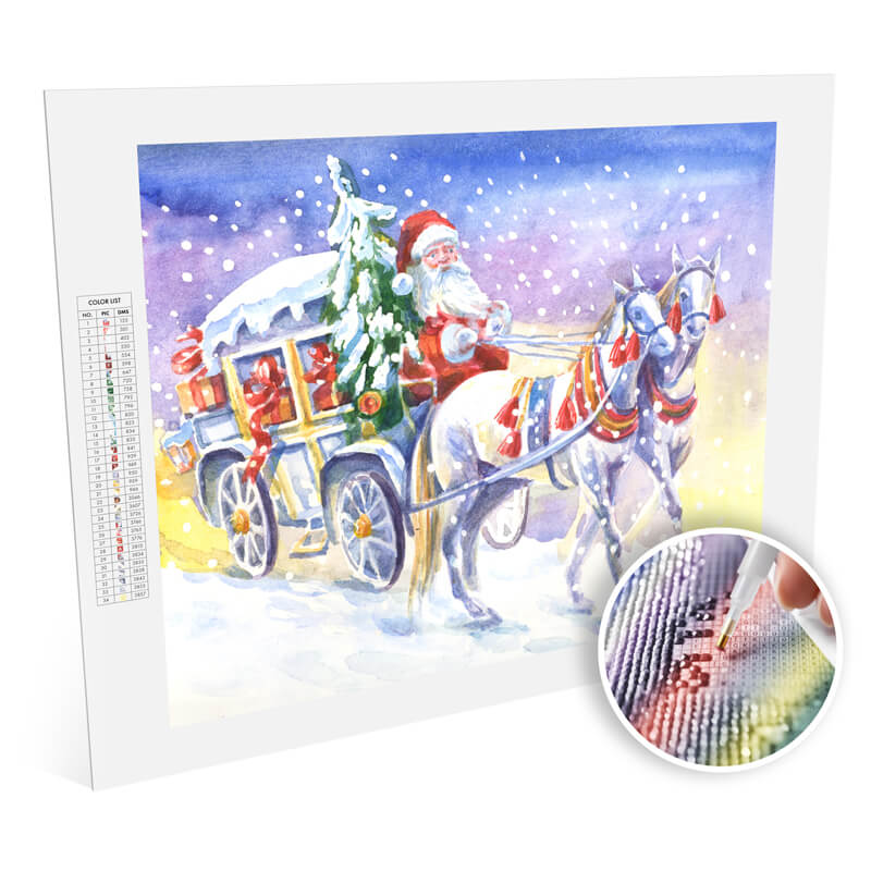 Christmas Horses diamonds