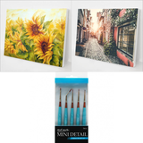 Best Sellers Bundle 6 (2 Paintings + 5 pcs Mini Detail Brush set)