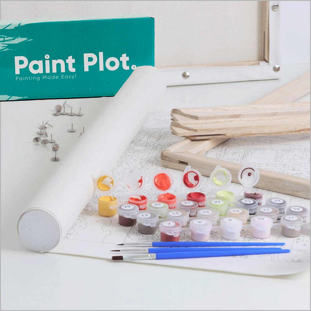 Best Sellers Bundle B1 (3 Paintings + 12 pcs Brush set + Paintbrush Organizer)